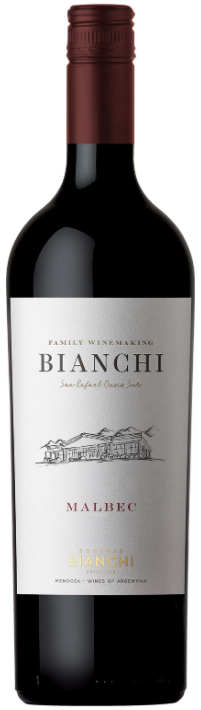 Vino tinto argentino Bianchi Malbec Oasis Sur