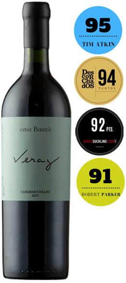 Botella de Vino tinto Veraz Cabernet Franc