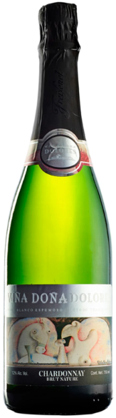 Vino espumoso mexicano Brut Nature Chardonnay Viña Doña Dolores. Finca Sala Vivé by Freixenet México, Querétaro