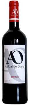Vino tinto español Aníbal de Otero Mencía, DO Bierzo