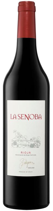 Botella de La Senoba, vino tinto de Bodega Rodríguez Sanzo