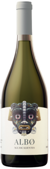 Botella de vino blanco mexicano Albo