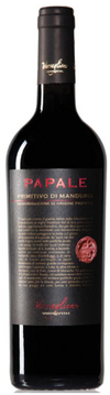 Vino Papale Primitivo di Manduria de Varvaglione. Tinto italiano