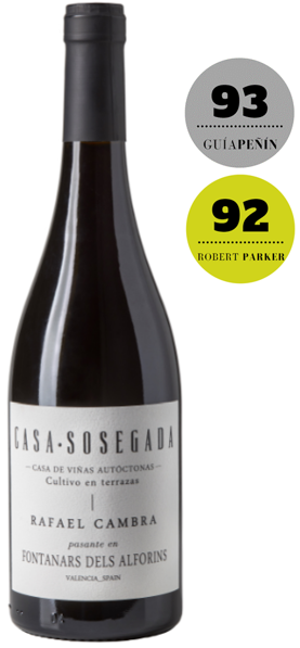 Casa Sosegada vino tinto Monastrell y variedades autóctonas