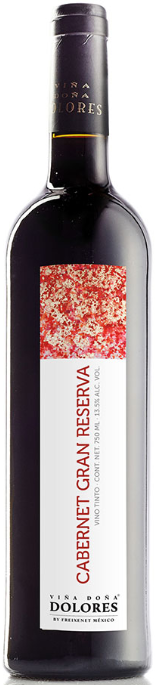 Botella de Vino Tinto Cabernet Sauvignon Viña Doña Dolores Gran Reserva